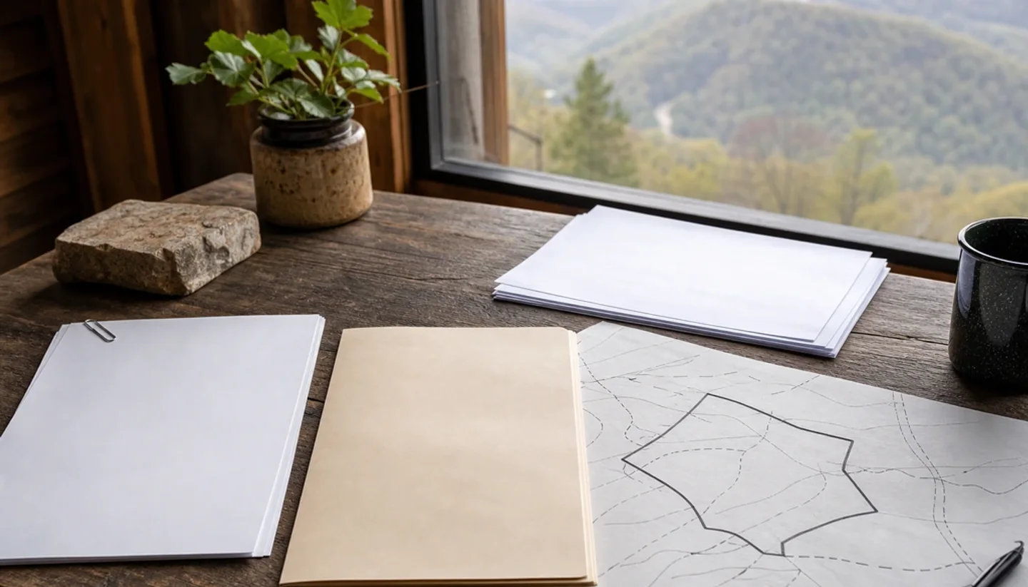Purchase agreement ready for a California land sale