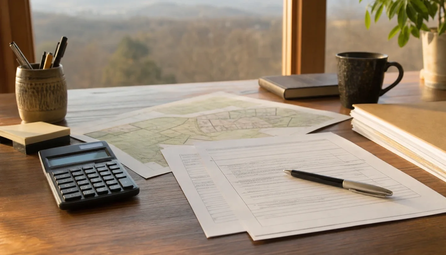 California land sale tax worksheet and notes